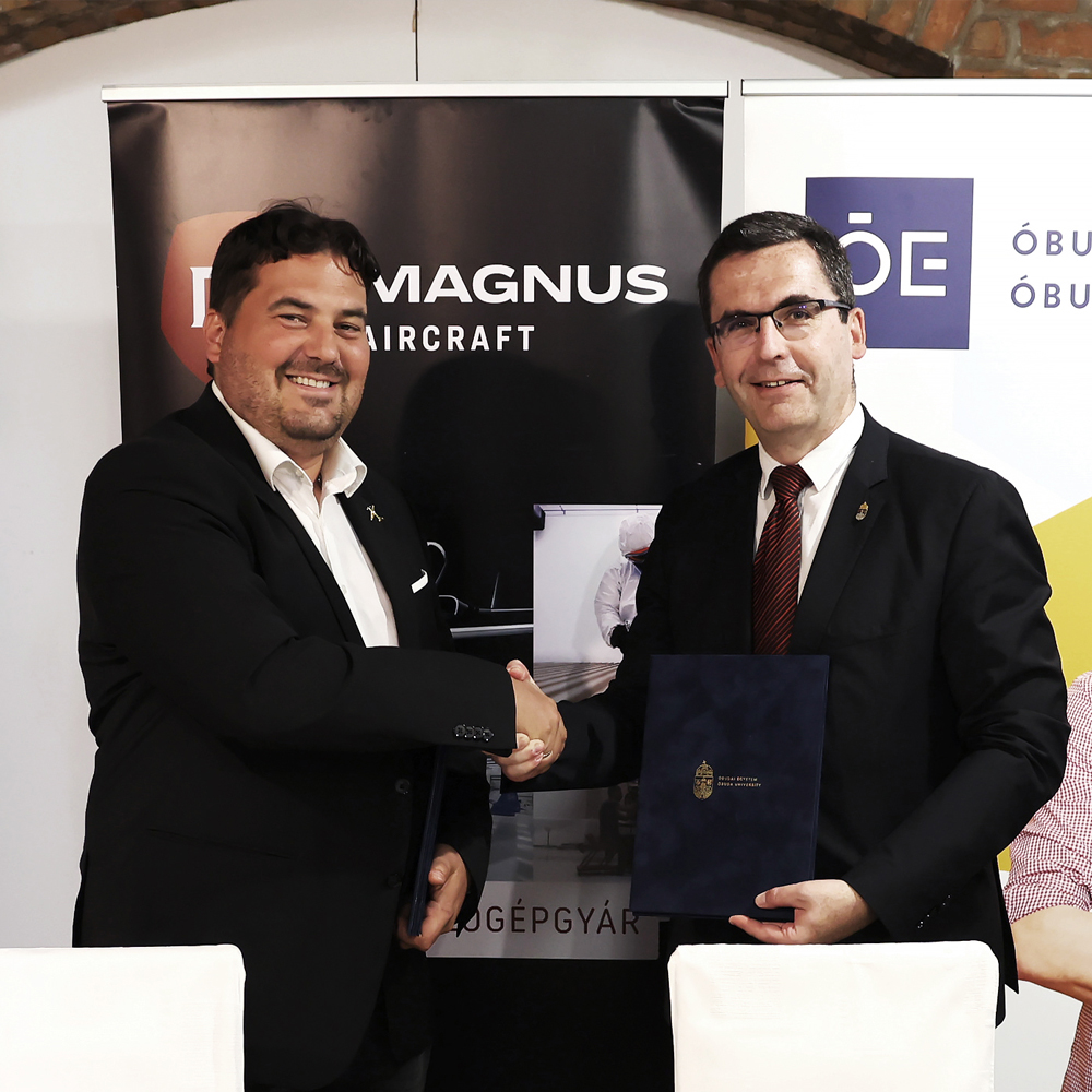 MAGNUS AIRCRAFT ZRT. HAS SIGNED A PROJECT IMPLEMENTATION CONTRACT WITH ÓBUDA UNIVERSITY